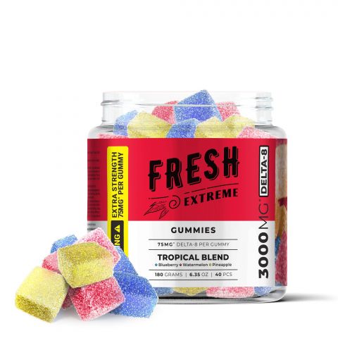 Tropical Blend Gummies - Delta-8 THC - 3000MG - Fresh Extreme - Thumbnail 1