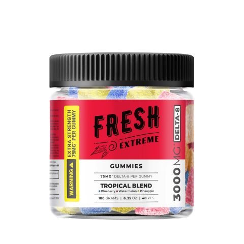 Tropical Blend Gummies - Delta-8 THC - 3000MG - Fresh Extreme - Thumbnail 2