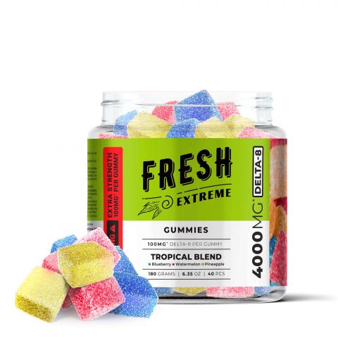 Tropical Blend Gummies - Delta-8 THC - 4000MG - Fresh Extreme - Thumbnail 1