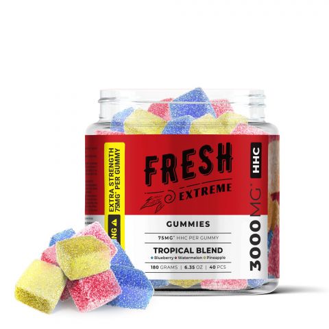 HHC Cube Gummies - 75mg - Tropical Blend - Fresh - 1