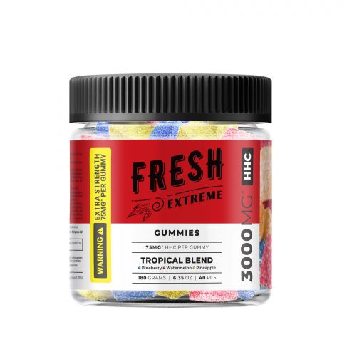 HHC Cube Gummies - 75mg - Tropical Blend - Fresh - Thumbnail 2