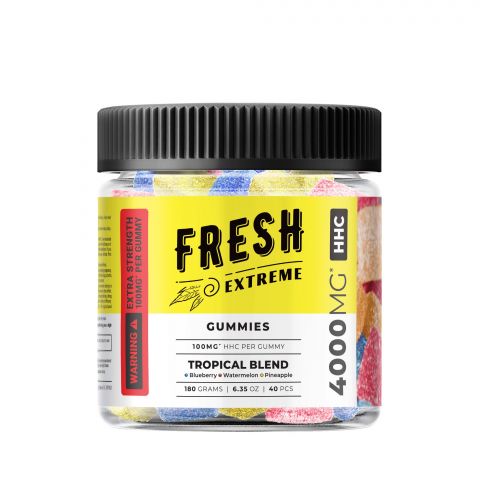 HHC Cube Gummies - 100mg - Tropical Blend - Fresh - Thumbnail 2