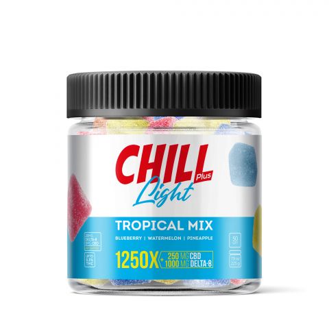 Tropical Mix Gummies - D8, CBD Blend - 1250MG - Chill Plus - Thumbnail 2