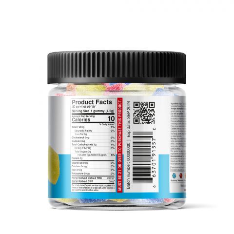 Tropical Mix Gummies - D8, CBD Blend - 1250MG - Chill Plus - Thumbnail 3