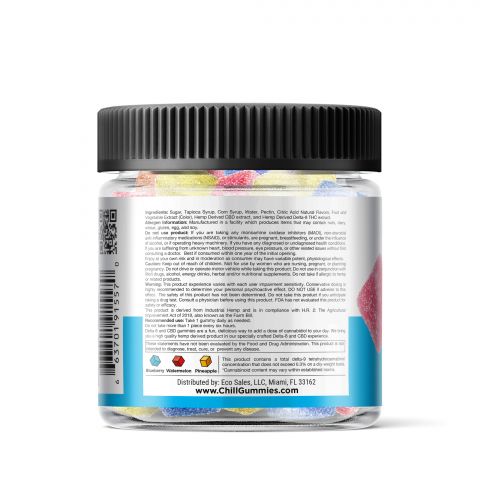 Tropical Mix Gummies - D8, CBD Blend - 1250MG - Chill Plus - Thumbnail 4