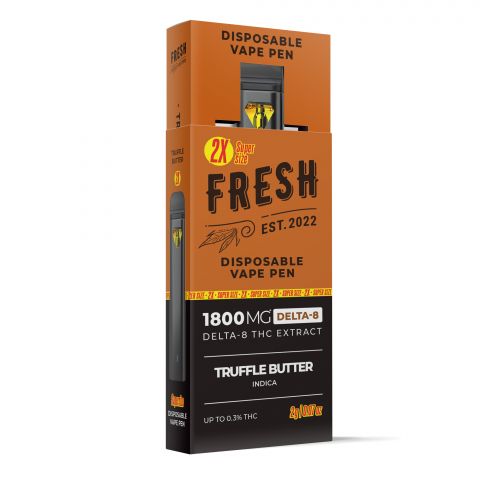 Truffle Butter Vape Pen - Delta 8 - Disposable - 1800MG - Fresh - Thumbnail 2