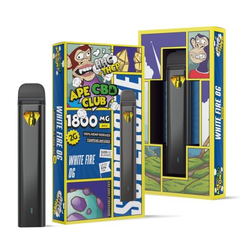 White Fire OG Vape Pen - HHC, THCP - Ape CBD Club - Thumbnail 1