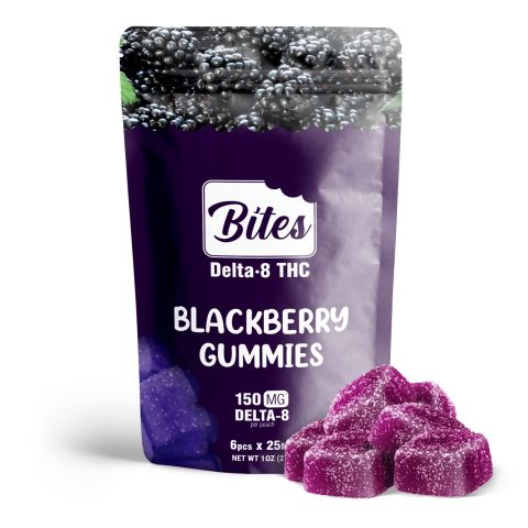 Bites Delta 8 Gummy - Blackberry - 150mg - Thumbnail 1