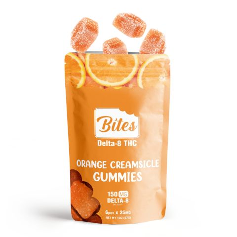 Bites Delta 8 Gummy - Orange Creamsicle - 150mg - 3