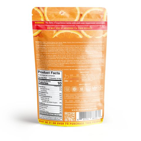Bites Delta 8 Gummy - Orange Creamsicle - 150mg - 4