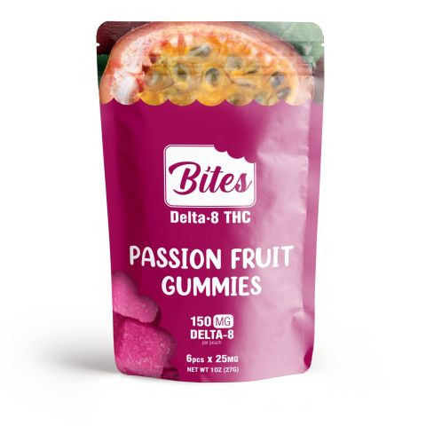Bites Delta 8 Gummy - Passion Fruit - 150mg - 2
