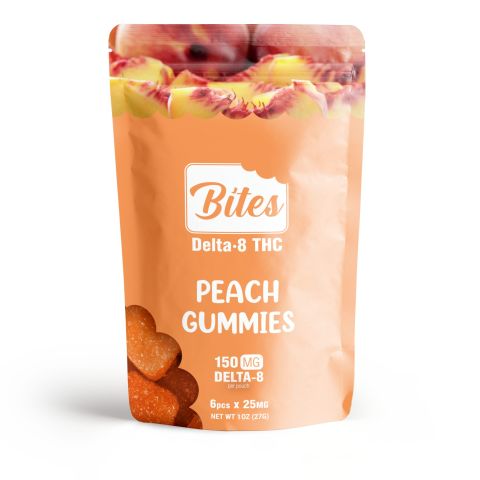 Bites Delta 8 Gummy - Peach - 150mg - 2
