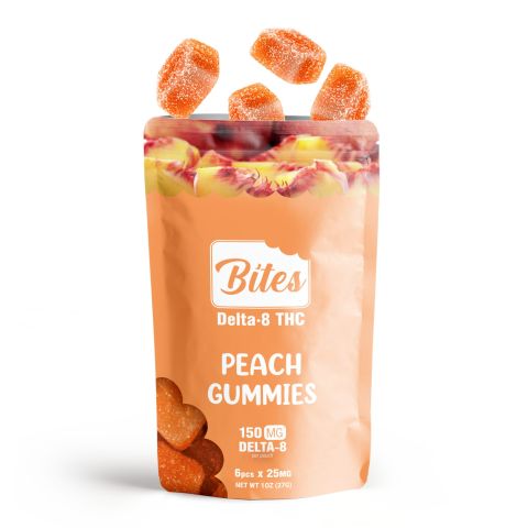 Bites Delta 8 Gummy - Peach - 150mg - Thumbnail 3
