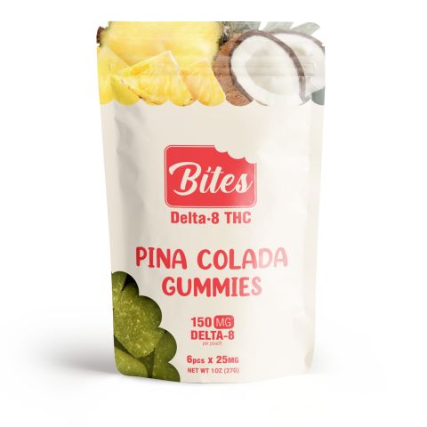 Bites Delta 8 Gummy - Pina Colada - 150mg - 2