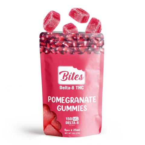 Bites Delta 8 Gummy - Pomegranate - 150mg - 3