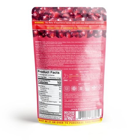 Bites Delta 8 Gummy - Pomegranate - 150mg - 4