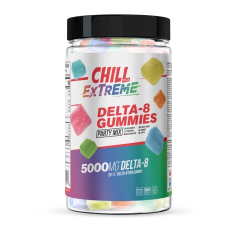 Chill Plus Extreme Delta-8 Gummies Party Mix - 5000X - Thumbnail 2