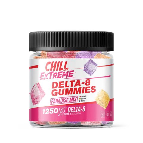 Chill Plus Delta-8 Extreme Gummies Paradise Mix - 1250X - 2