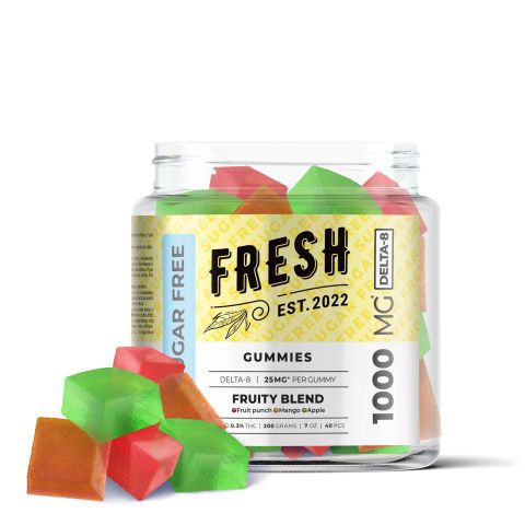 Fruity Blend Gummies - Delta 8 - 1000MG - Fresh - 1