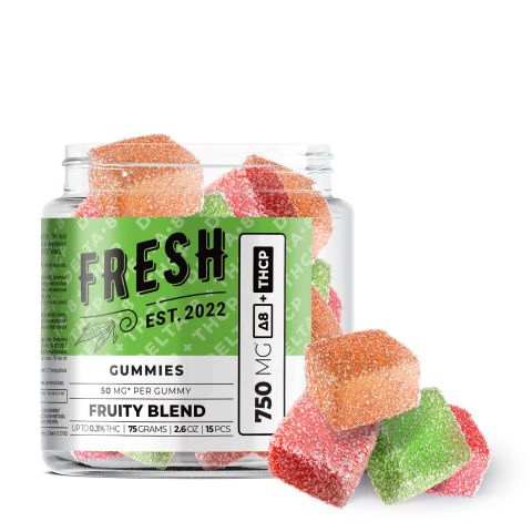 Fruity Blend Gummies - Delta 8, THCP Blend - 750MG - Fresh - 1