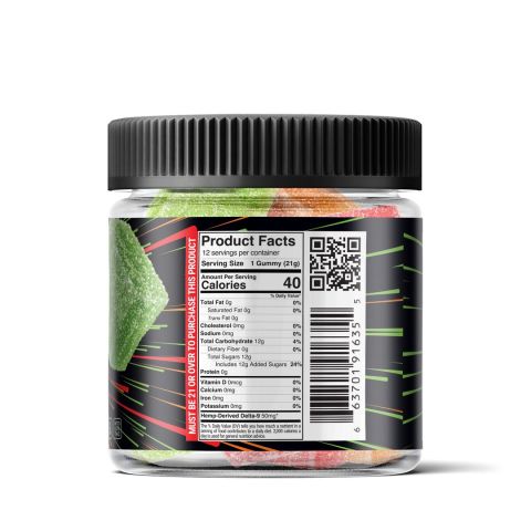 Fruity Mix Gummies - Delta 9 - 600MG - Chill Plus - Thumbnail 3