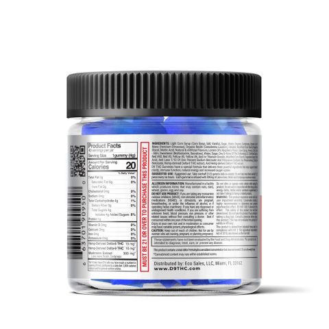 Mixed Berries Gummies - Delta 9  - 1000mg - D9 THC - Thumbnail 3