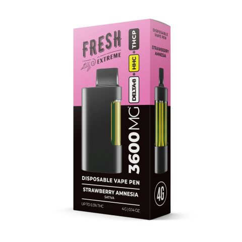 Strawberry Amnesia Disposable - D8 Blend  - 3600MG - Fresh - Thumbnail 2
