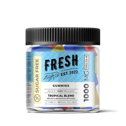 Tropical Blend Gummies - Delta 8 - 1000MG - Fresh - Thumbnail 2