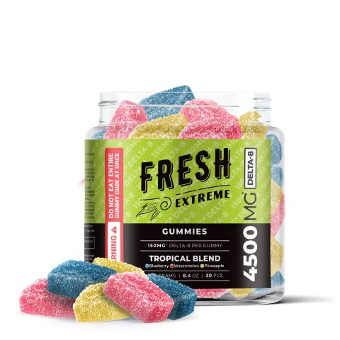 Tropical Blend Gummies - Delta 8 - 4500MG - Fresh - Thumbnail 1