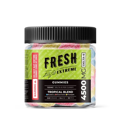 Tropical Blend Gummies - Delta 8 - 4500MG - Fresh - Thumbnail 2