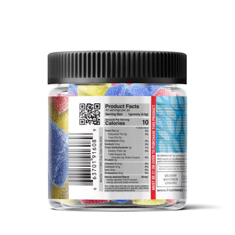 Tropical Gummies - Delta 8, THCP Blend - 2000MG - Fresh - Thumbnail 3