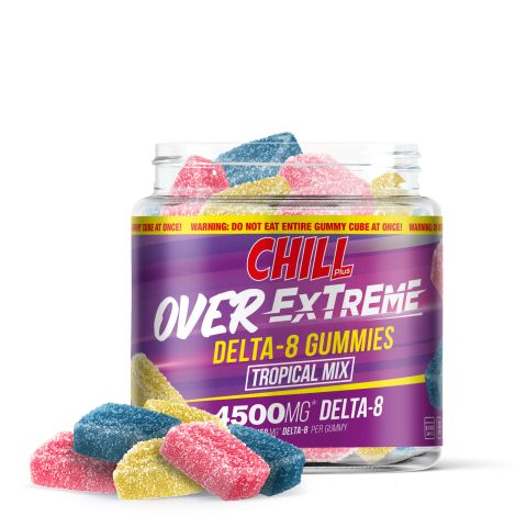 Delta 8 THC Gummies - 150mg - Tropical Mix - Chill Extreme - 1