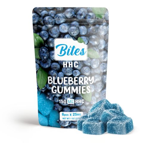 Bites HHC Gummies - Blueberry - 150MG - Thumbnail 1