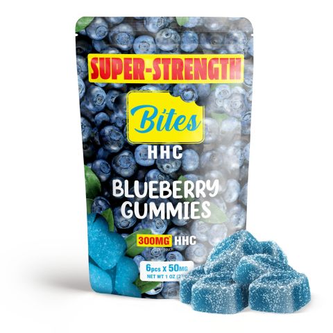 Bites HHC Gummies - Blueberry - 300MG - 1
