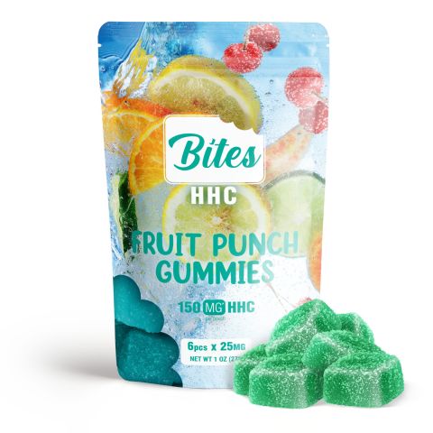 Bites HHC Gummies - Fruit Punch - 150MG - 1