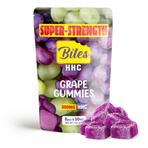 Bites HHC Gummies - Grape - 300MG - 1