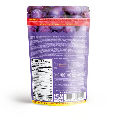 Bites HHC Gummies - Grape - 300MG - Thumbnail 4
