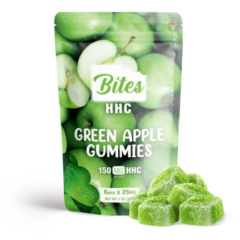 Bites HHC Gummies - Green Apple - 150MG - 1