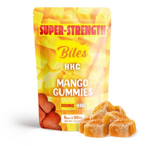 Bites HHC Gummies - Mango - 300MG - 1