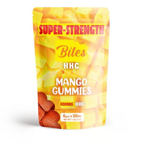Bites HHC Gummies - Mango - 300MG - 2