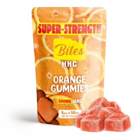 Bites HHC Gummies - Orange - 300MG - Thumbnail 1