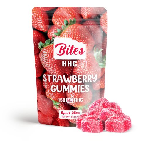 Bites HHC Gummies - Strawberry - 150MG - Thumbnail 1