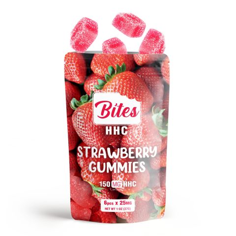Bites HHC Gummies - Strawberry - 150MG - Thumbnail 3