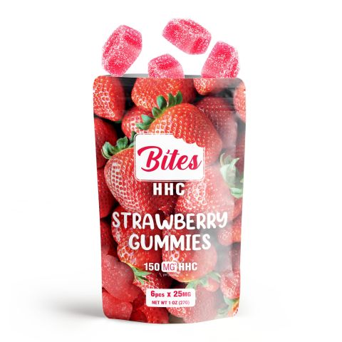Bites HHC Gummies - Strawberry - 150MG - Thumbnail 3