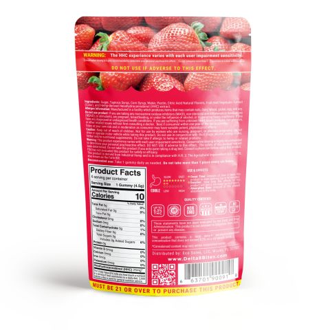 Bites HHC Gummies - Strawberry - 150MG - 4