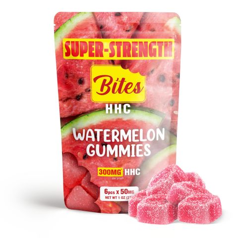 Bites HHC Gummies - Watermelon - 300MG - 1