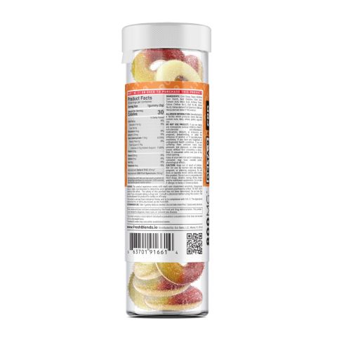 Peach Rings Gummies - Delta-9, CBD Blend - 800MG - Fresh - Thumbnail 3