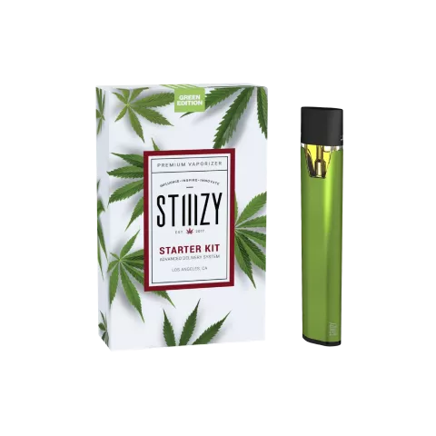 STIIIZY Premium Vaporizer Starter Kit - Green Edition - Thumbnail 1