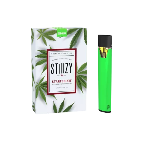 STIIIZY Premium Vaporizer Starter Kit - Neon Green Edition - Thumbnail 1