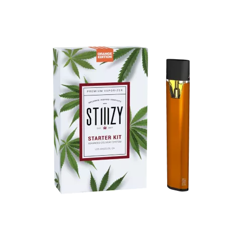 STIIIZY Premium Vaporizer Starter Kit - Orange Edition - Thumbnail 1